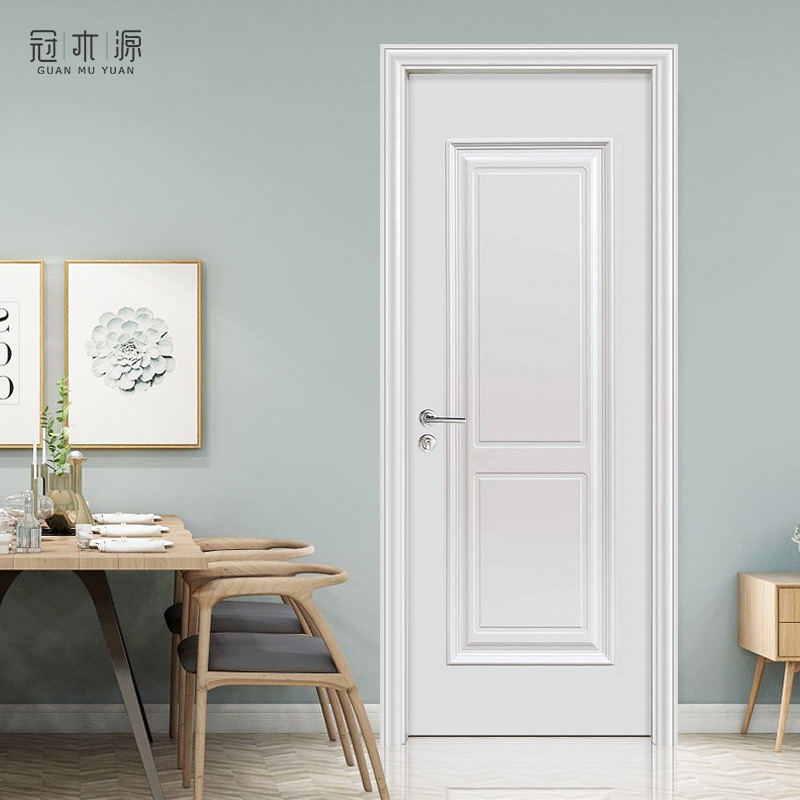 橡木實(shí)木門廠家定制原木門烤漆簡(jiǎn)約平開臥室房間門